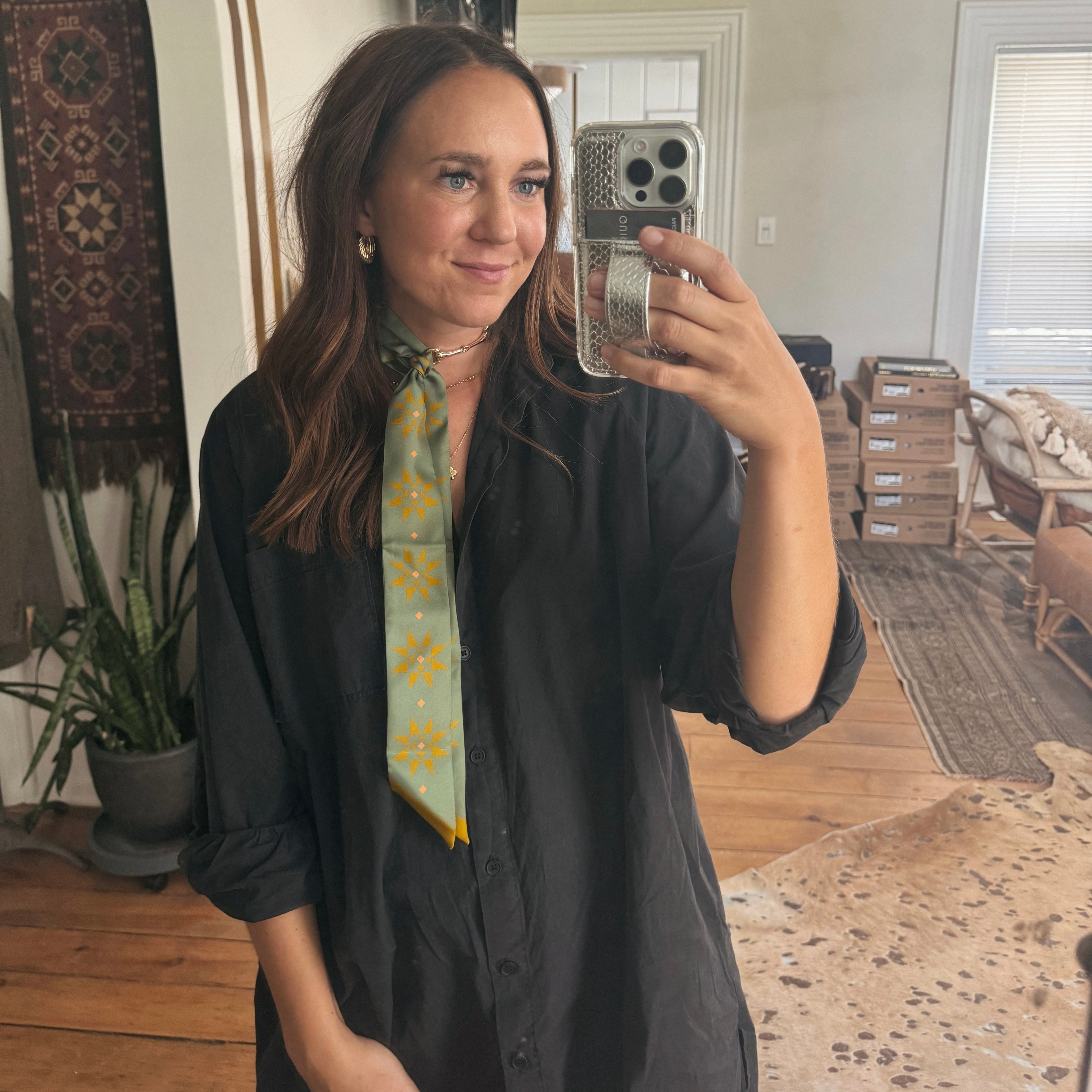 Love Your Neighbor | Twilly Scarf