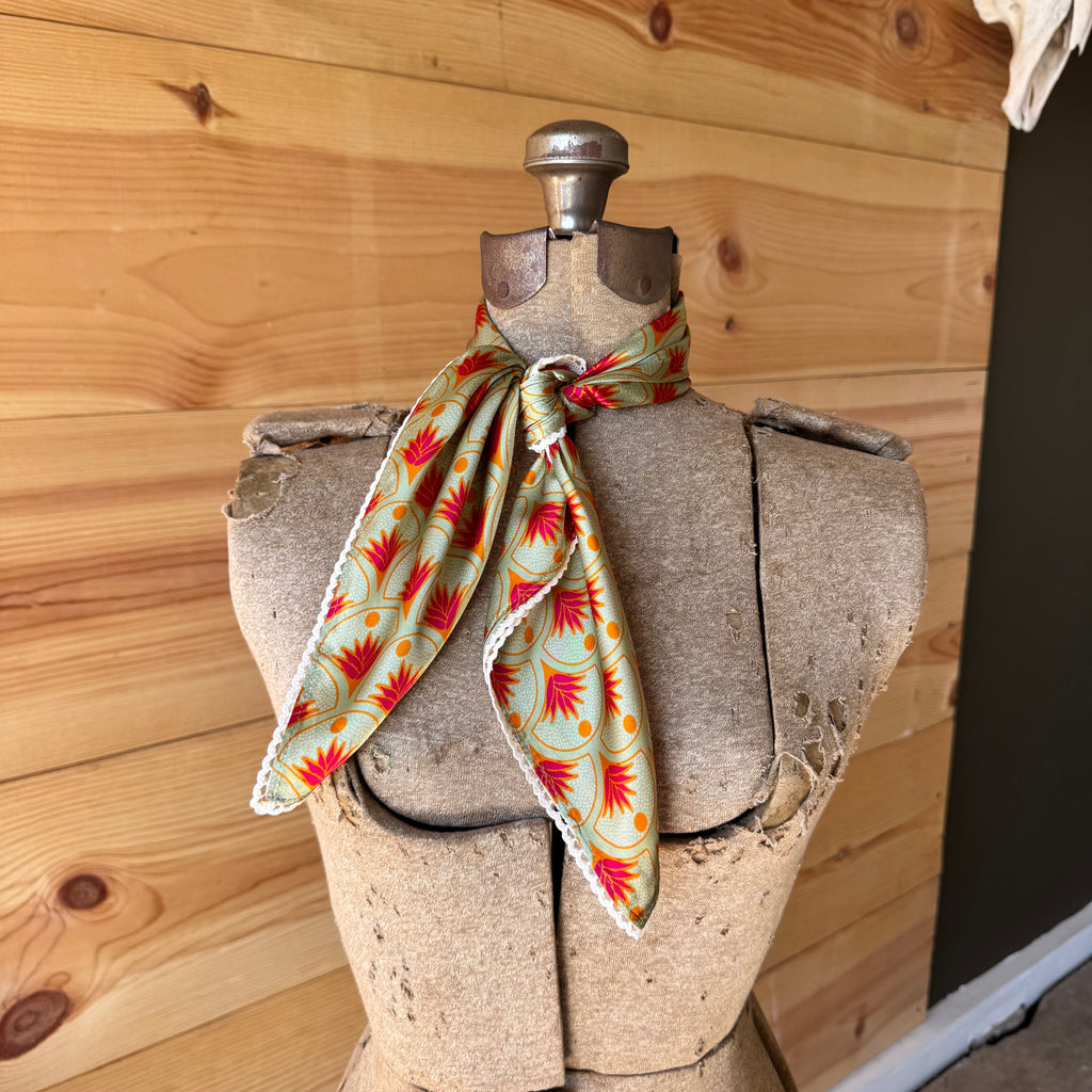 Mint Agave | Crochet Scarf