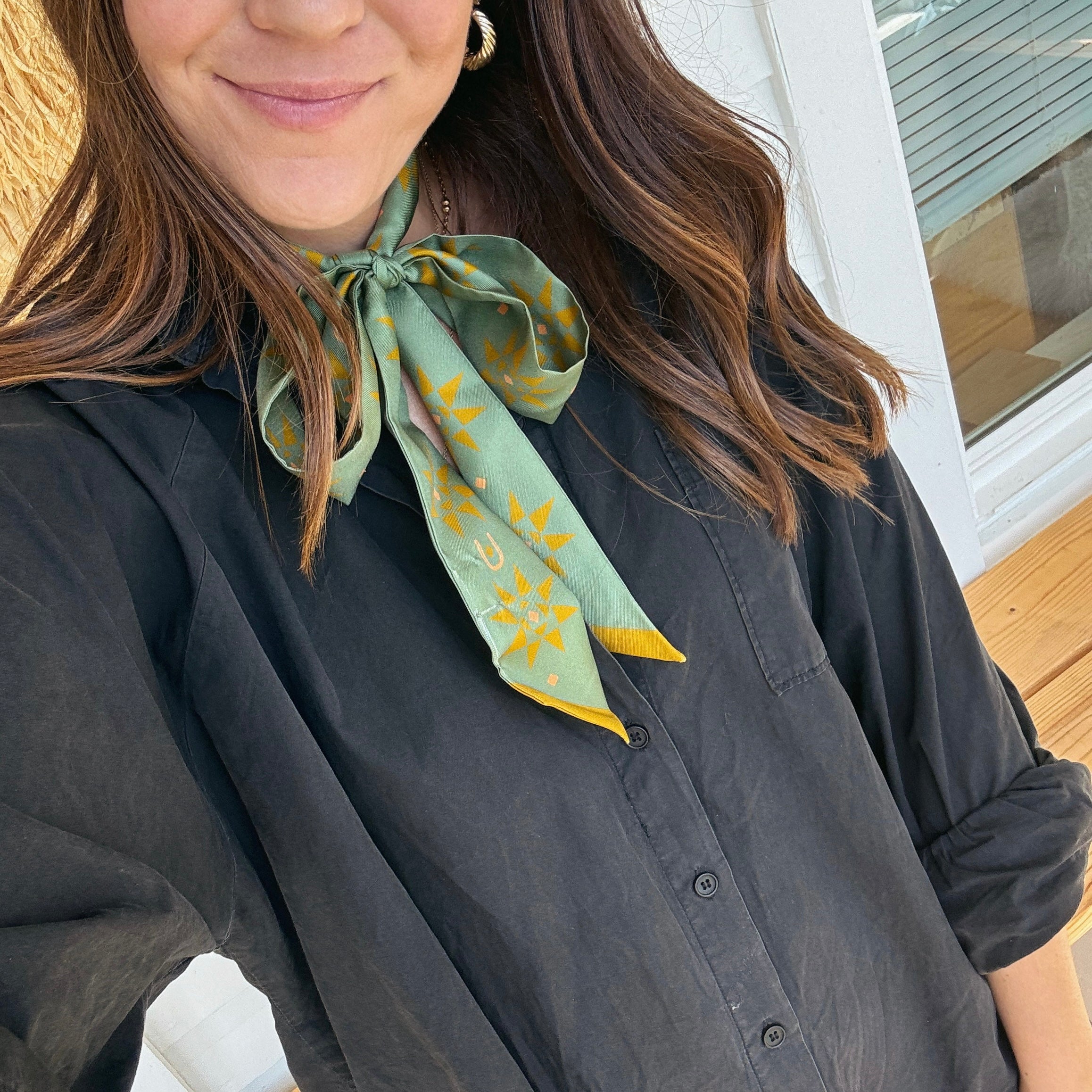 Love Your Neighbor | Twilly Scarf