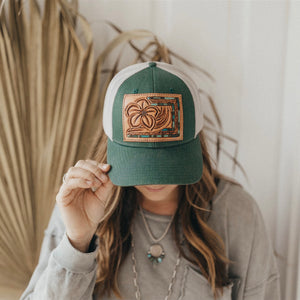 Lucky [Hand Tooled Patch Hat]