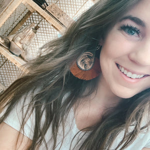 Finn Hand Tooled Earring [nine]