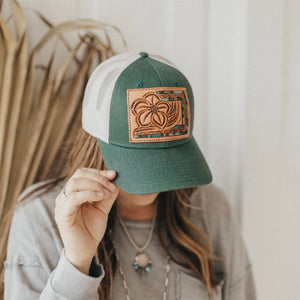 Lucky [Hand Tooled Patch Hat]