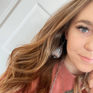 Callin' [Hand Tooled Earrings]