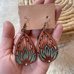 By the Bye [Hand Tooled Earrings]